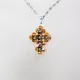 Small Cross - Pualani-Silver Chain - 1